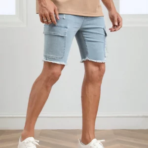 top denim shorts factory