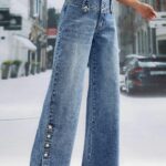 wholesale wide leg flare jeans